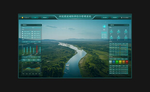 水利河流数据可视化大屏