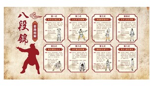 八段锦动作展示图