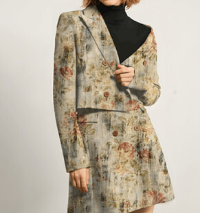 几何 复古 数码印花