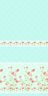 清新花卉边框图案设计