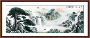 新中式客厅沙发背景墙