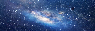 巨幅宇宙星空背景图