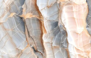 纹理独特的岩石大理石