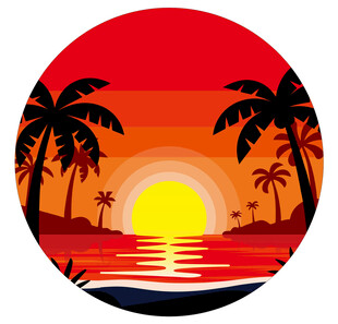 露营地酒吧网红地标日落打卡拍照