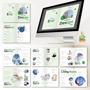 农业画册InDesign模板