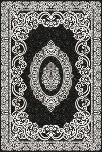 复古黑白花纹装饰图案