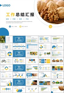 精美核桃种植产业总结计划ppt