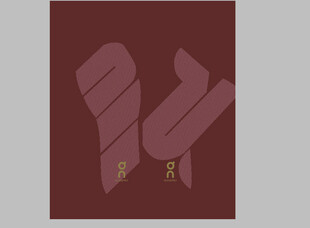 深红色领带图案设计