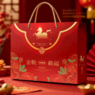 新年礼盒 年货包装