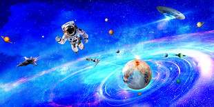 蓝色星空