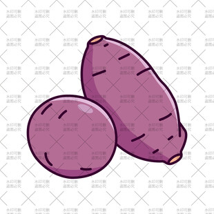 紫薯插画