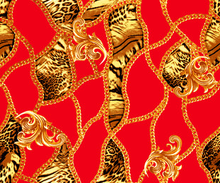豹纹  链条