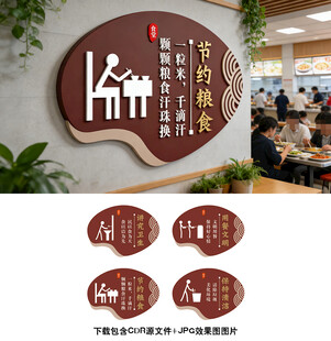 食堂展板