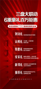 三盘大联动6重豪礼百万钜惠海报