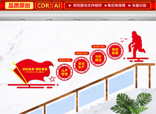 消防楼道文化墙