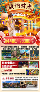 新年春节云西双版纳旅游海报