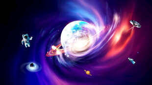 旋涡星空