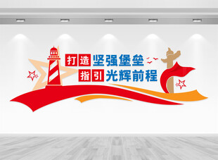 打造坚强堡垒文化墙