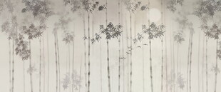 新中式灯箱水墨竹子