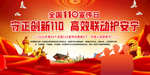 110宣传日展板
