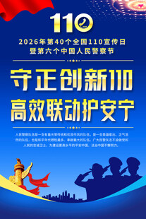 110宣传海报
