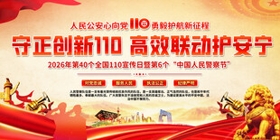 110宣传日展板