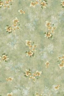 淡绿色碎花墙纸纹理