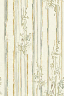 简约条纹花卉纹理墙纸图案