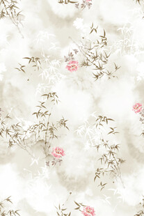 淡雅花卉纹理图案