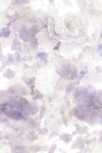淡紫色花卉抽象水彩背景