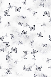 水墨风格蝴蝶图案背景