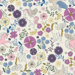 花卉动物图案背景图