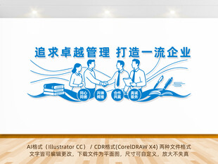 企业标语文化墙