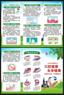 全国爱牙日三折页