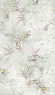 淡紫色花卉纹理背景图