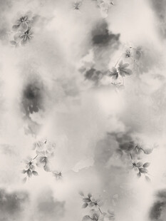 水墨风格抽象云雾图案