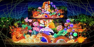 元宵彩灯 元宵花灯 新年彩灯 