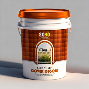 橙色桶身的2030涂料桶