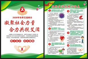 世界艾滋病日单页