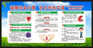 世界艾滋病日宣传栏