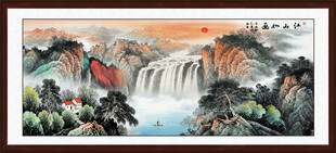 江山如画国画