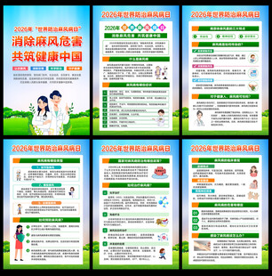 2026世界防治麻风病日展板