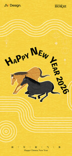 快乐女性奔跑插画