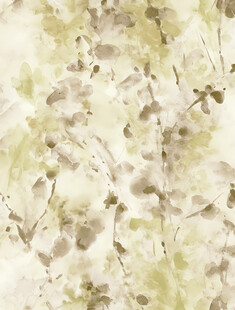 淡雅水墨风植物纹理背景