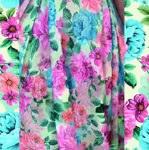 玫瑰花 手绘  小碎花 