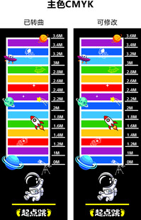 校园地面游戏立定跳远科技图片