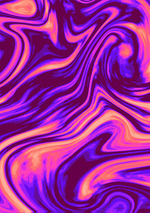 梦幻流体渐变抽象图案