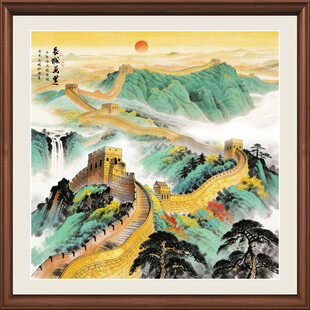 万里长城壮丽山水图