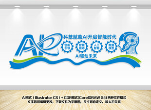 AI人工智能科技文化墙