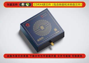 药膏包装盒平面展开图